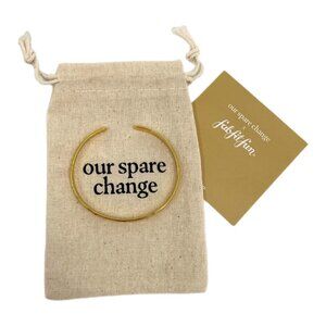 Our Spare Change Gold Floral Cuff Bracelet | Perfect for Any Occasion